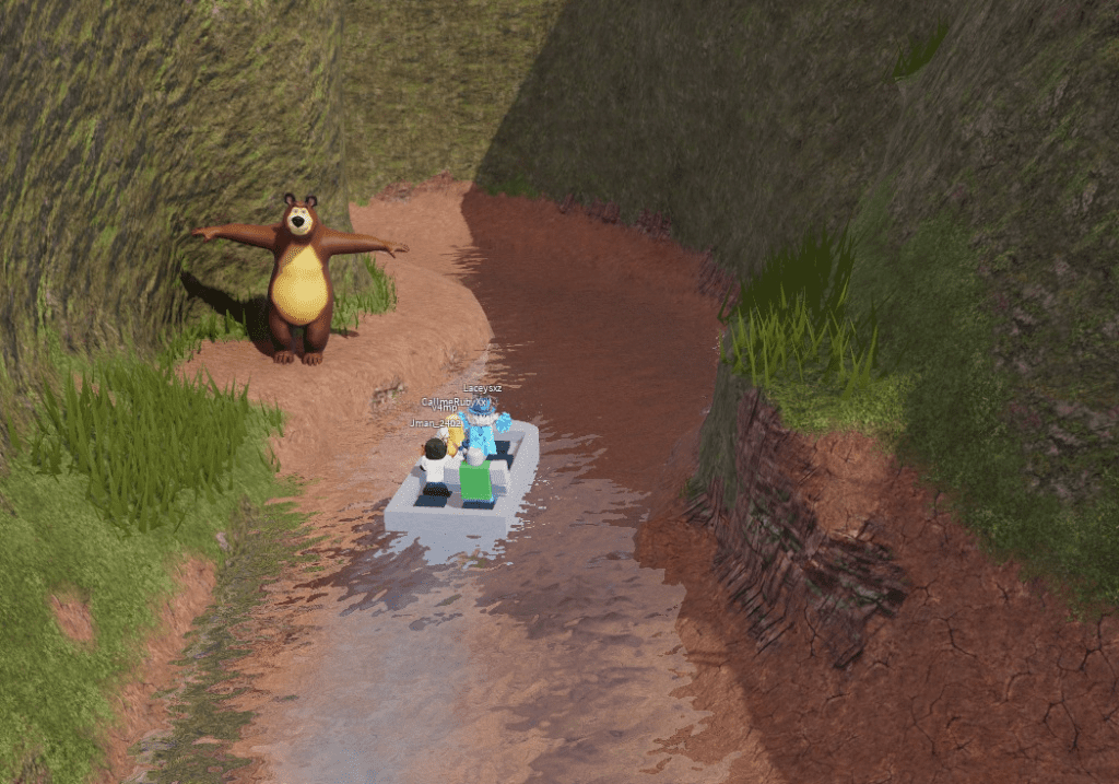 T-Posing bear easter egg