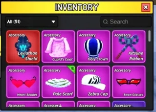 Player inventory showing the newly obtained Leviathan Shield item.