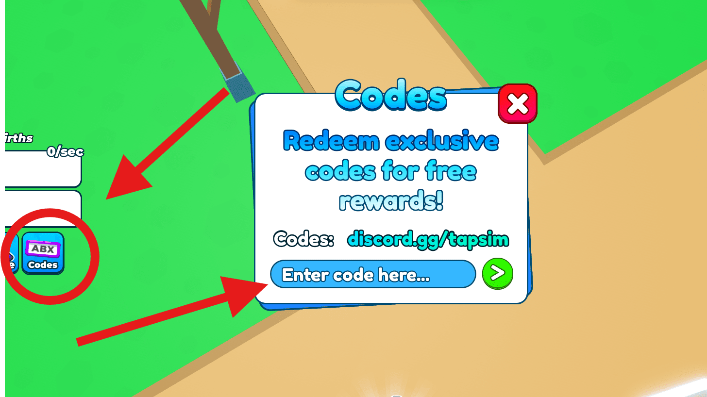 location of code redeem box