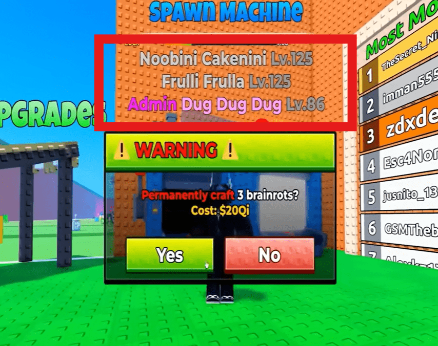 spawn machine with 2 common and 1 divine