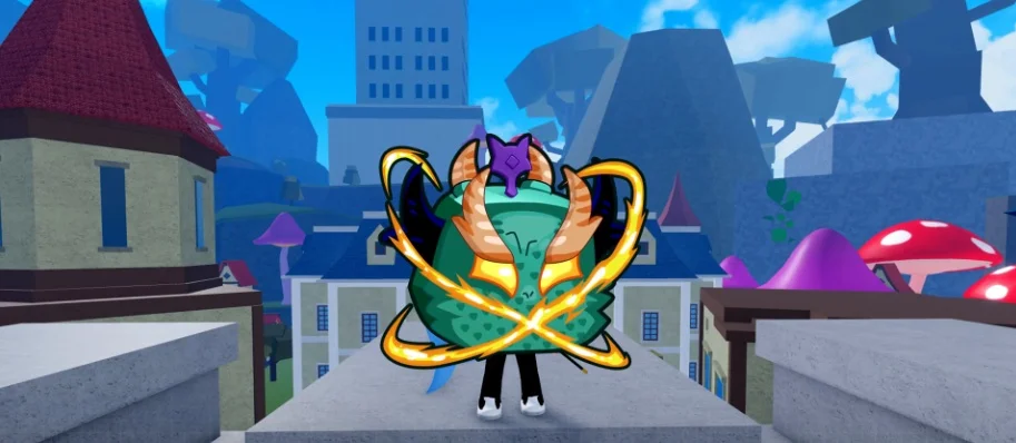 Close-up view of the new Dragon Fruit rework model.