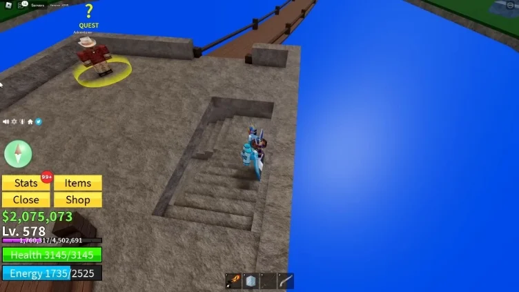 Entering a wooden house to collect a torch