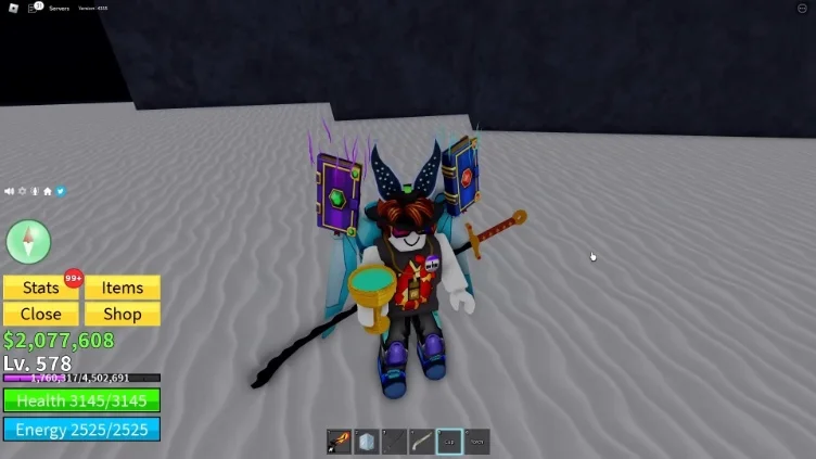 Filling a golden cup with dripping water