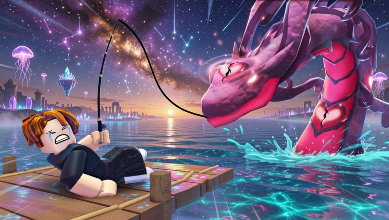 Fish It Valentine’s Part 2: Heartbreak Nessie, Ruin Key & New Cave