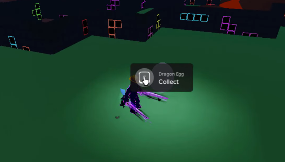 A Dragon Egg item on the ground after completing the event