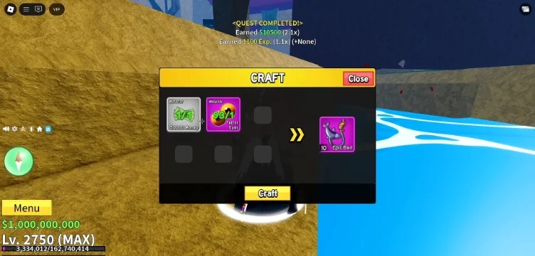 Crafting the Epic Bait in Blox Fruits