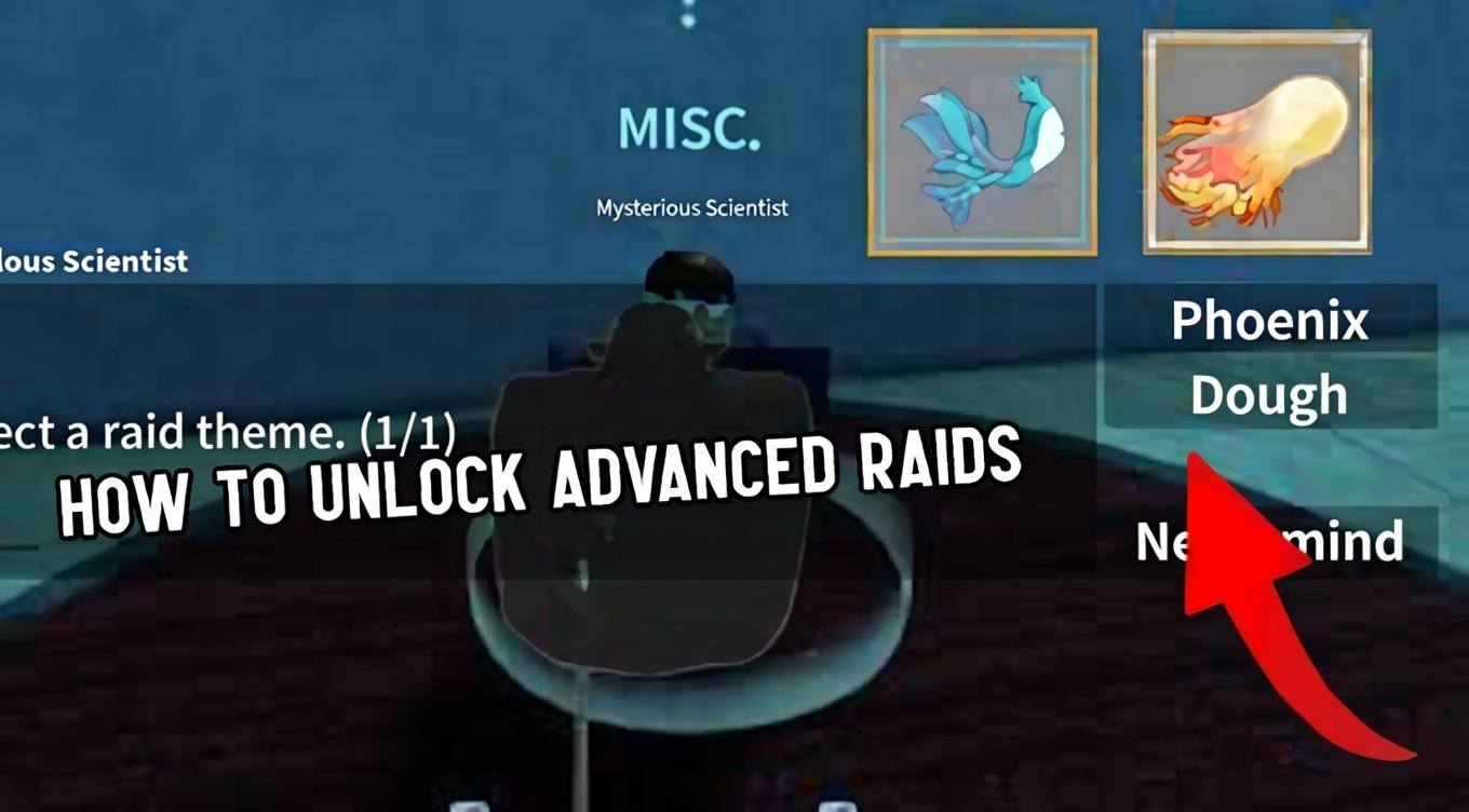 Blox Fruits Advanced Raids: How to Unlock Phoenix and Dough