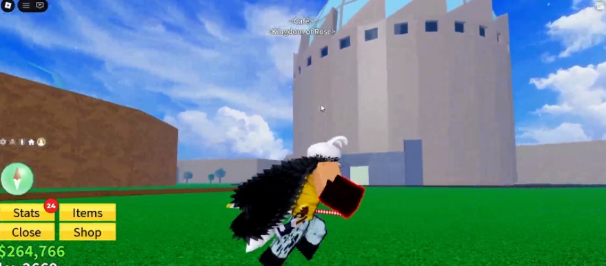 A wide shot of the factory and the surrounding landscape where the Legendary Swords Dealer can spawn.