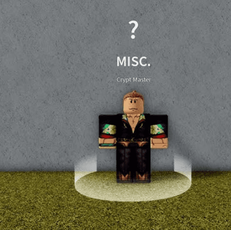 The Crypt Master NPC