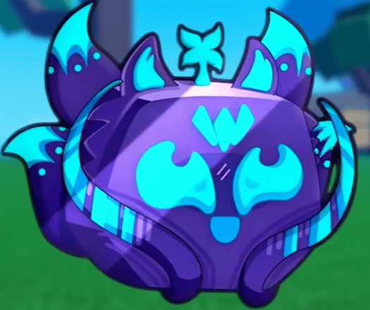 Icon of the Kitsune fruit in Roblox Blox Fruits.