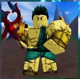 The Tide Keeper boss in Blox Fruits.
