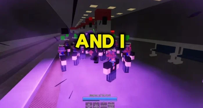 The Perfection character, appearing in a purple aura, demonstrating its combat capabilities.